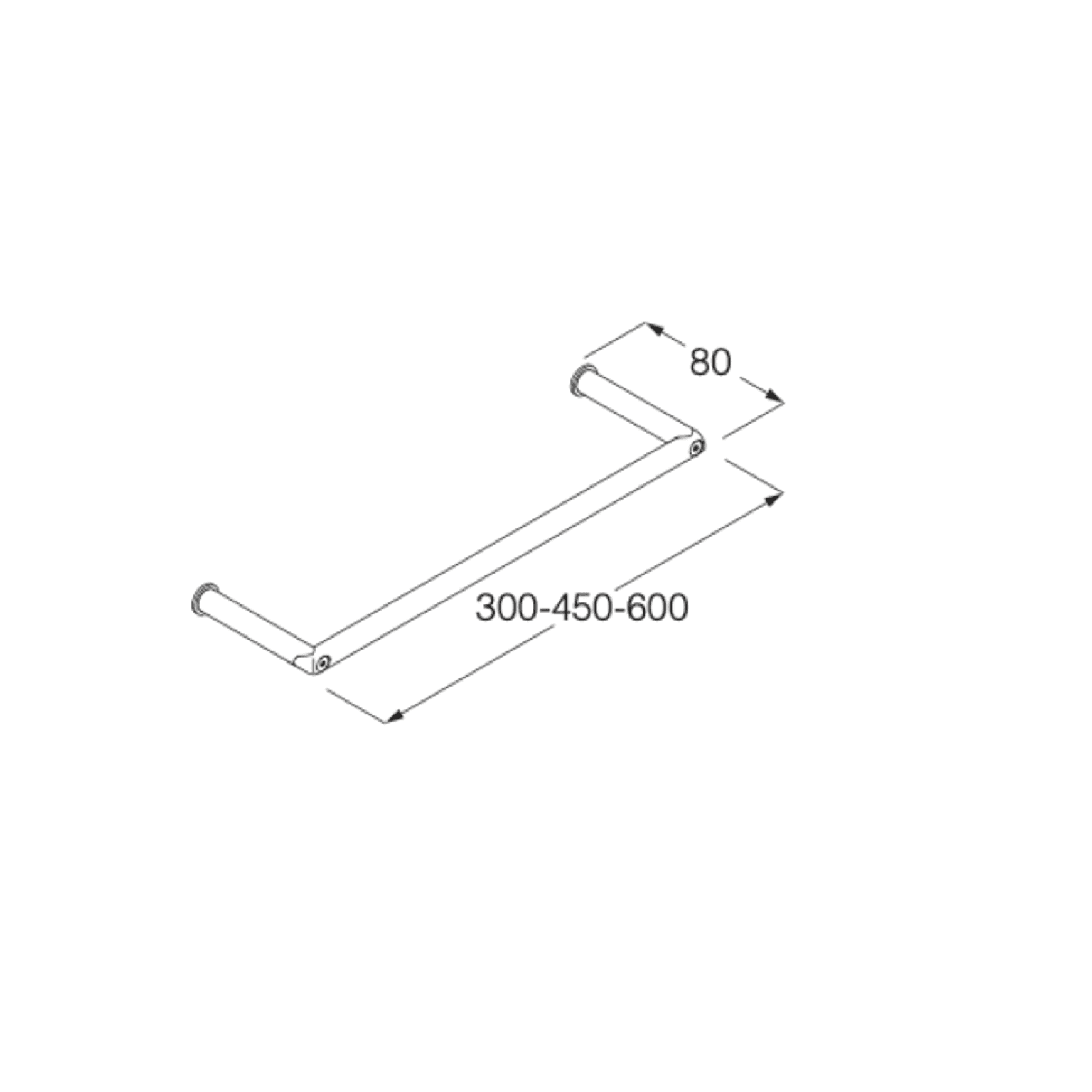 Minimal Towel Holder by Boffi