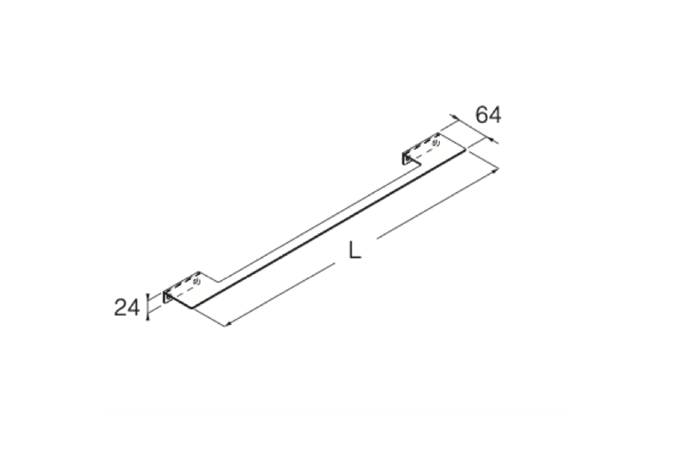 Blade Towel Holder by Boffi