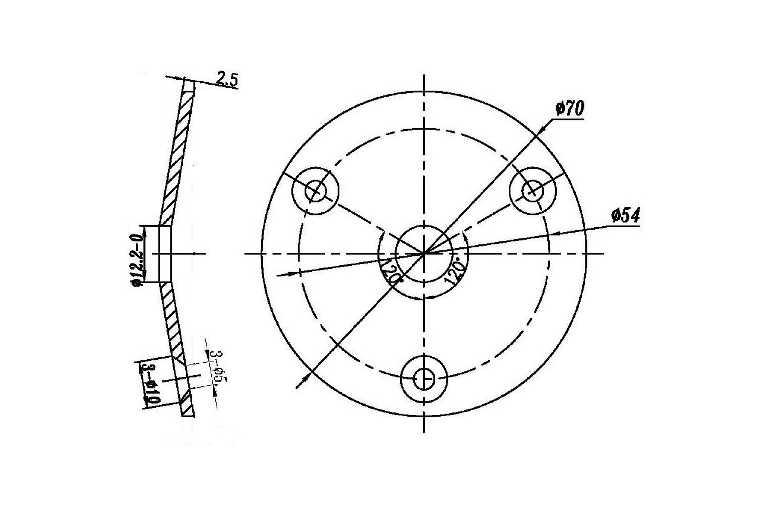 70 OD SS Coned Flanges