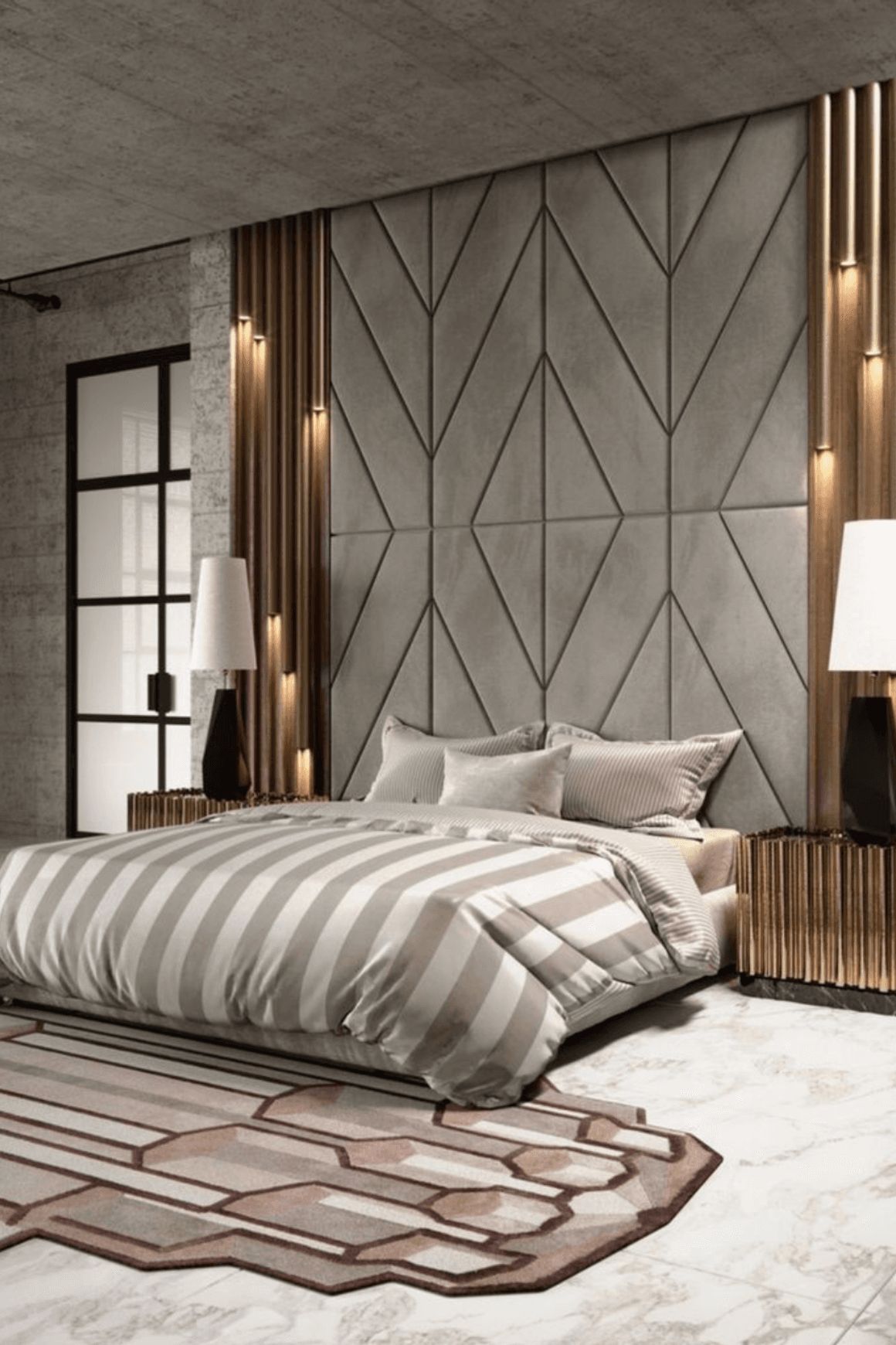 Bed Back Cushion Wall
