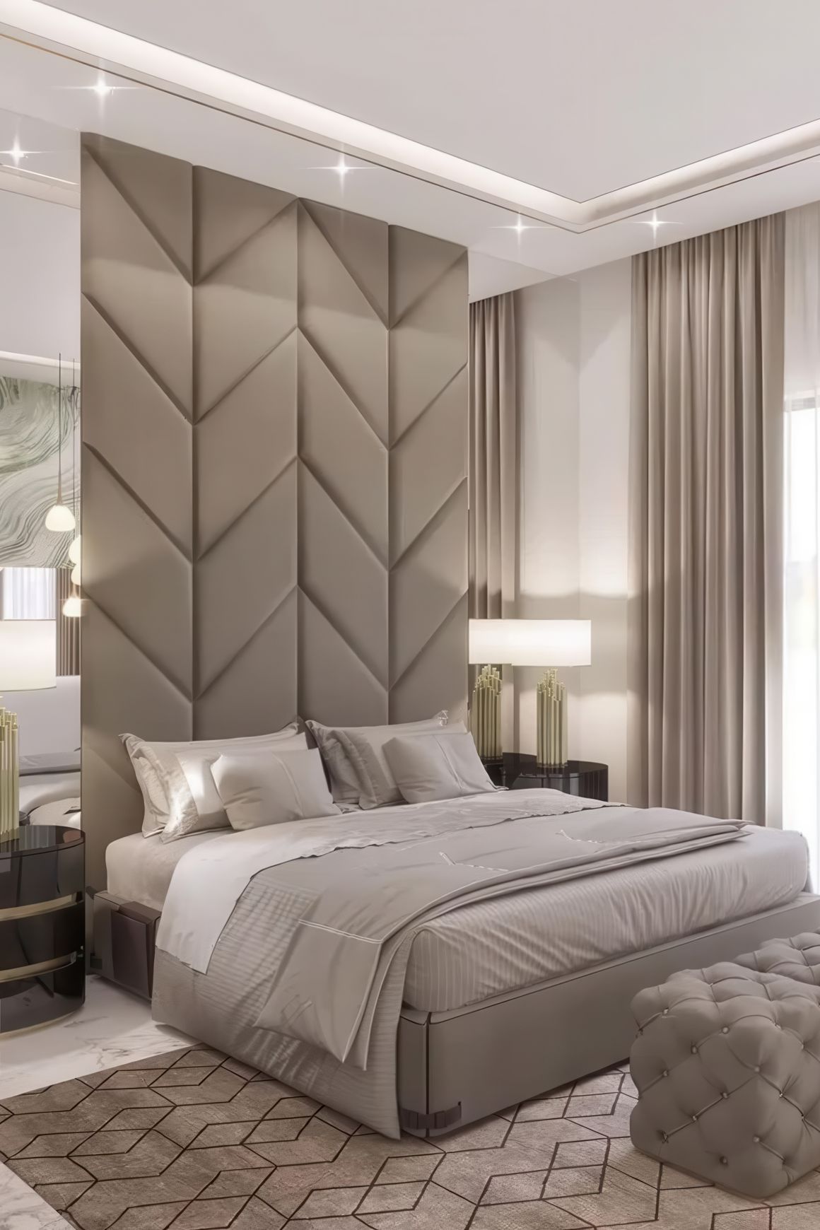 Bed Back Cushion Wall