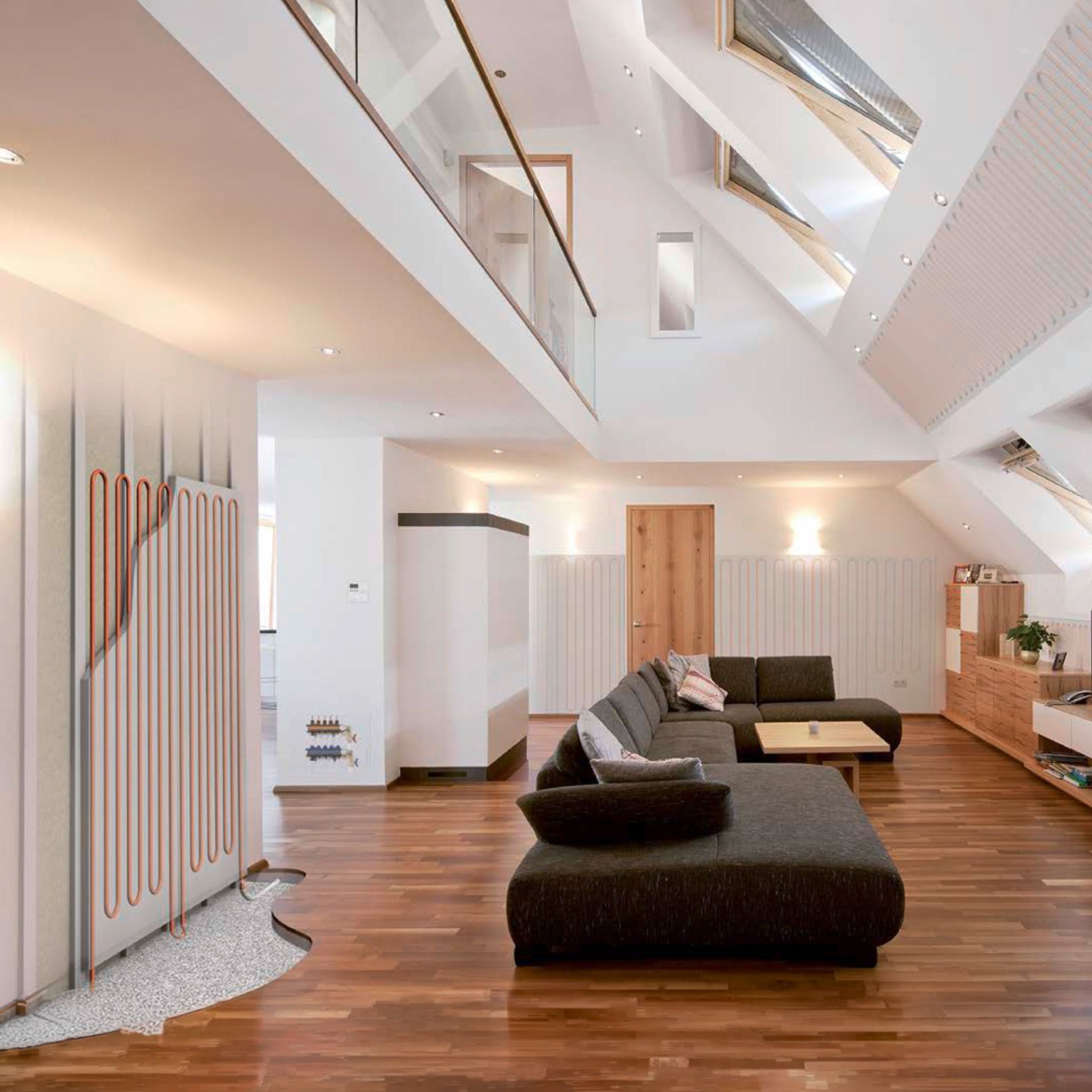 Central Heating | Wall/Ceiling Heat Pump System