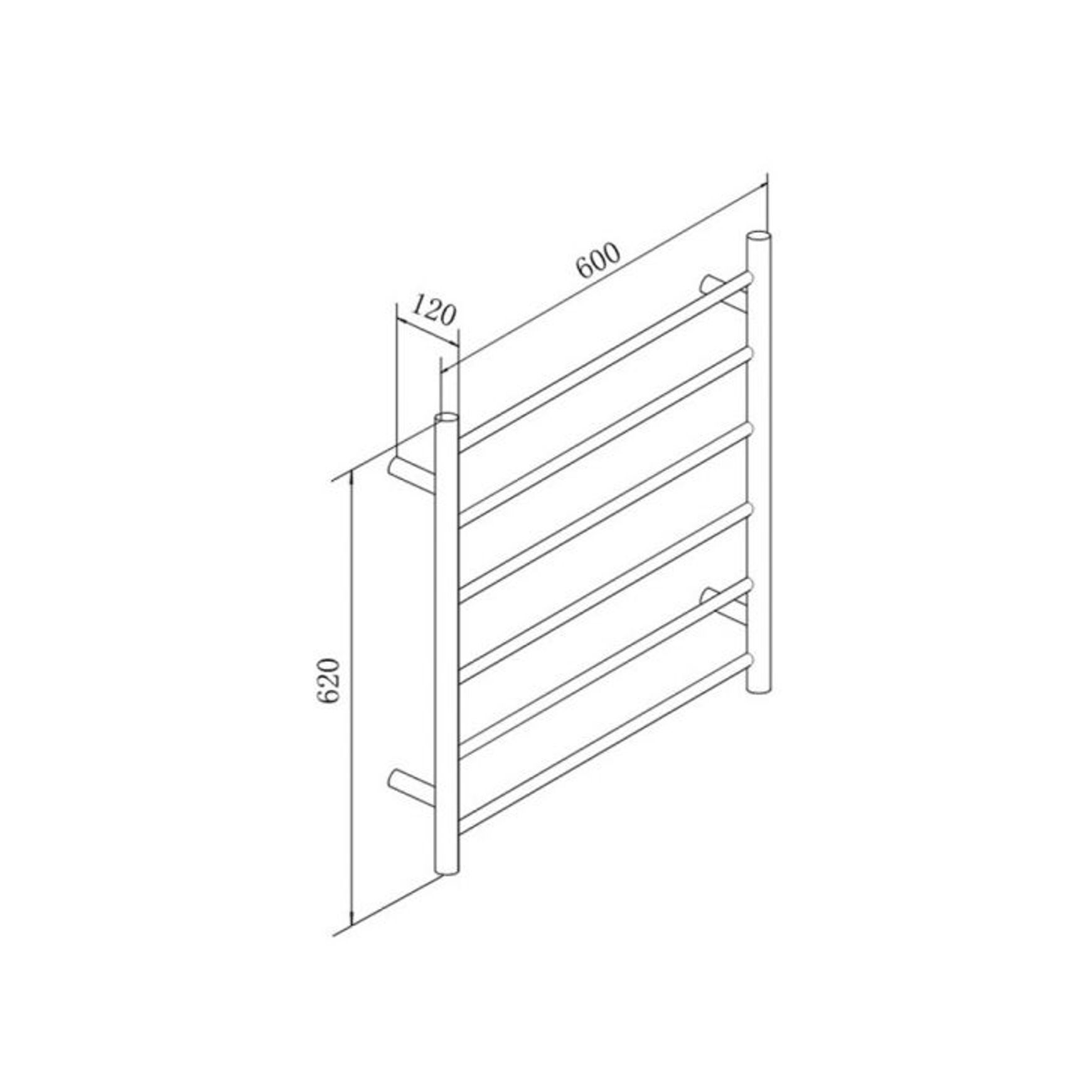 Heated Towel Rack Chrome