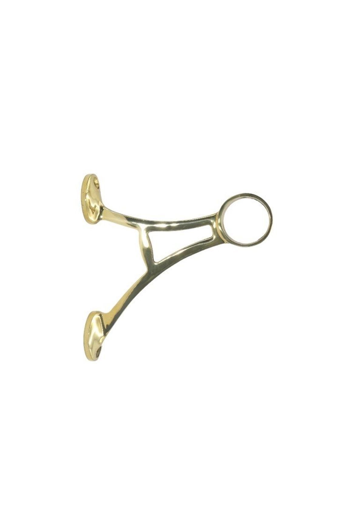 103 Brass Footrail Bracket