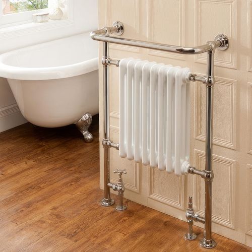 Chalfont Floor Standing Heated Towel Rail