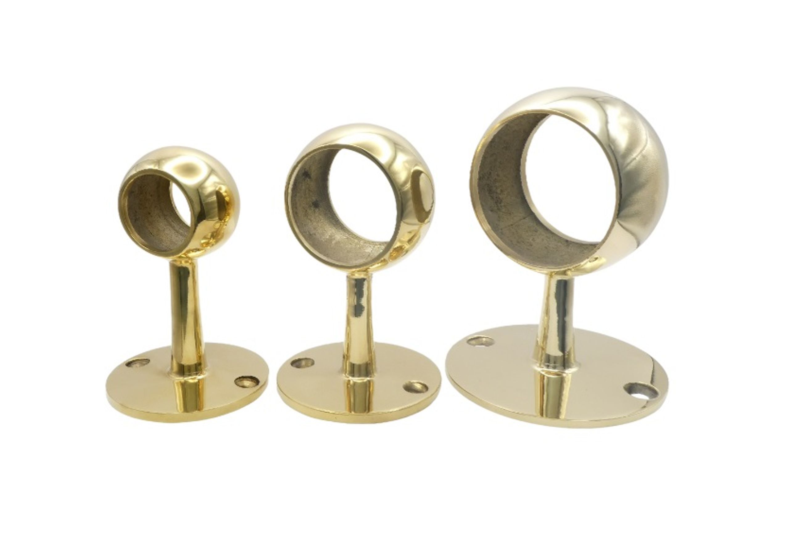 600 Brass Through Post - Short