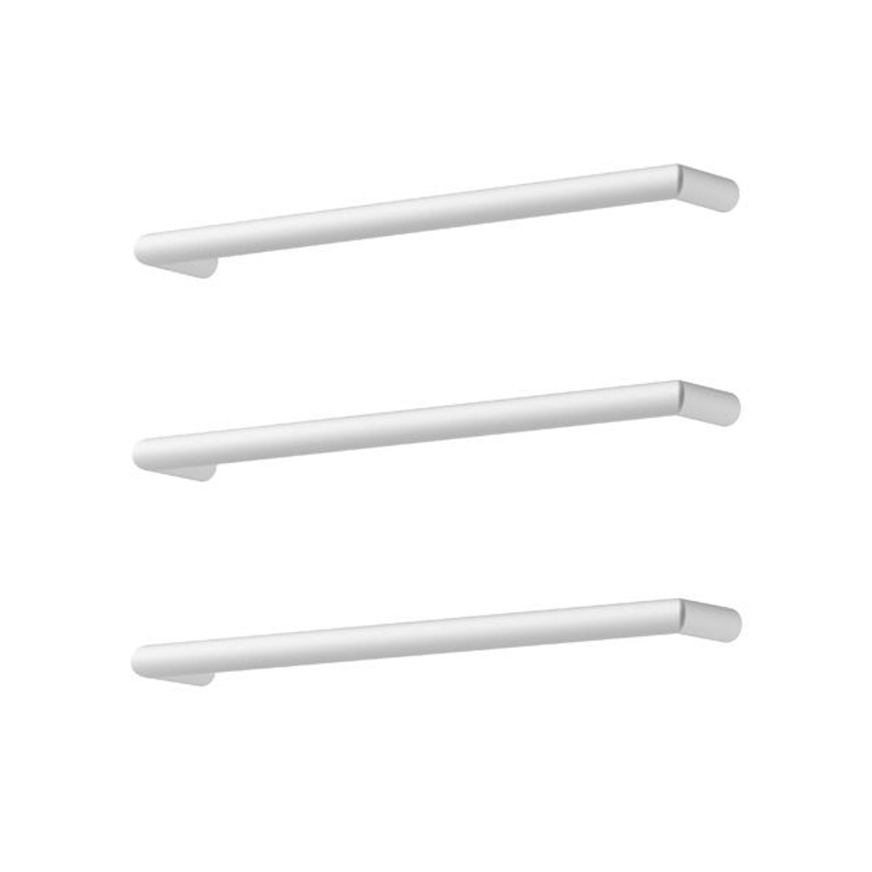 Toro Round Heated Towel Rail - 632mm