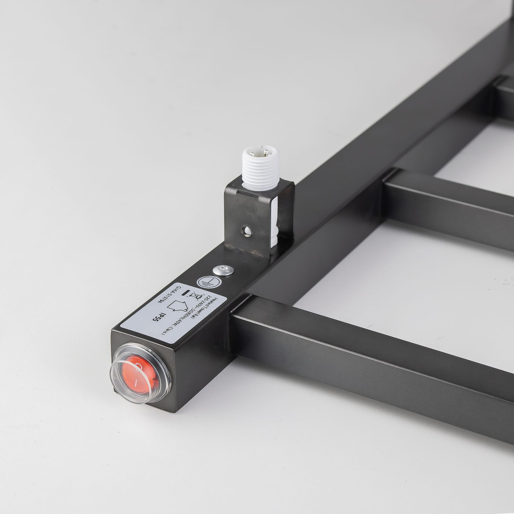 Square Electric Heated Towel Rack 4 Bars BUGM04.S.HTR