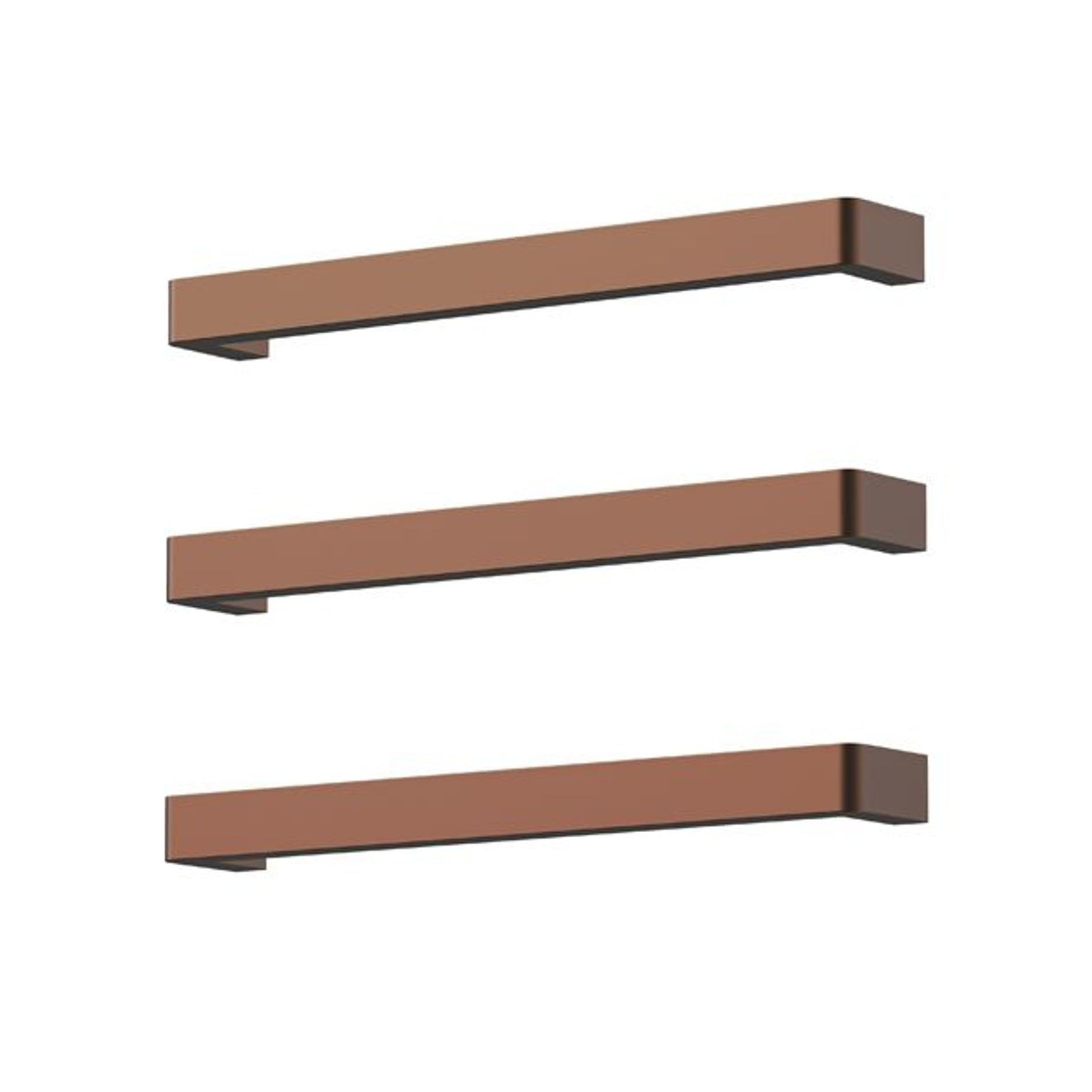 Vera Rounded Heated Towel Bar - 632mm