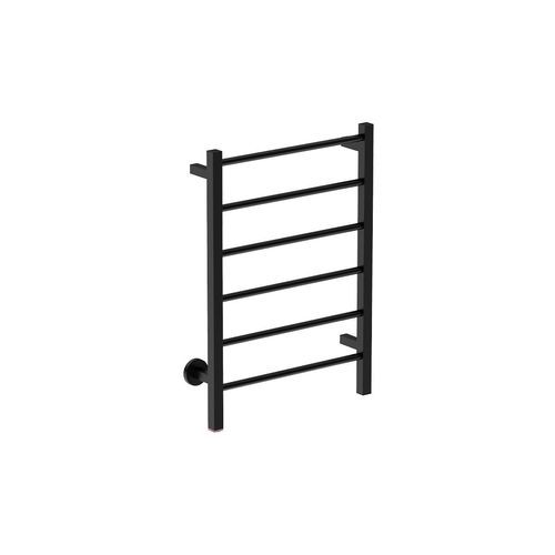 CONTOUR 6 Bar 530mm Straight Heated Towel Rail with PTSelect Switch