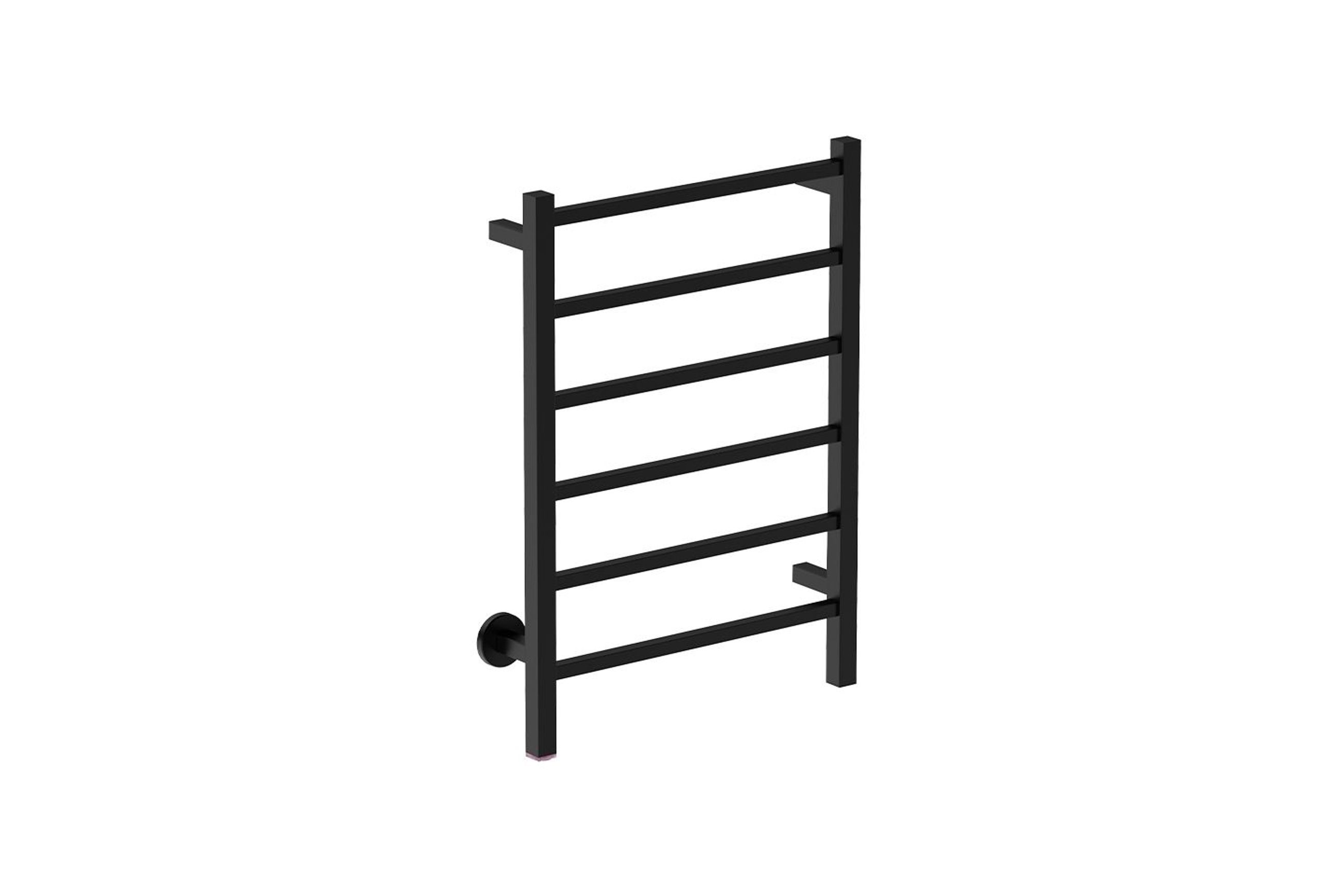 CUBIC 6 Bar 530mm Straight Heated Towel Rail with PTSelect Switch