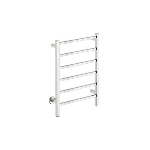 CUBIC 6 Bar 530mm Straight Heated Towel Rail with PTSelect Switch
