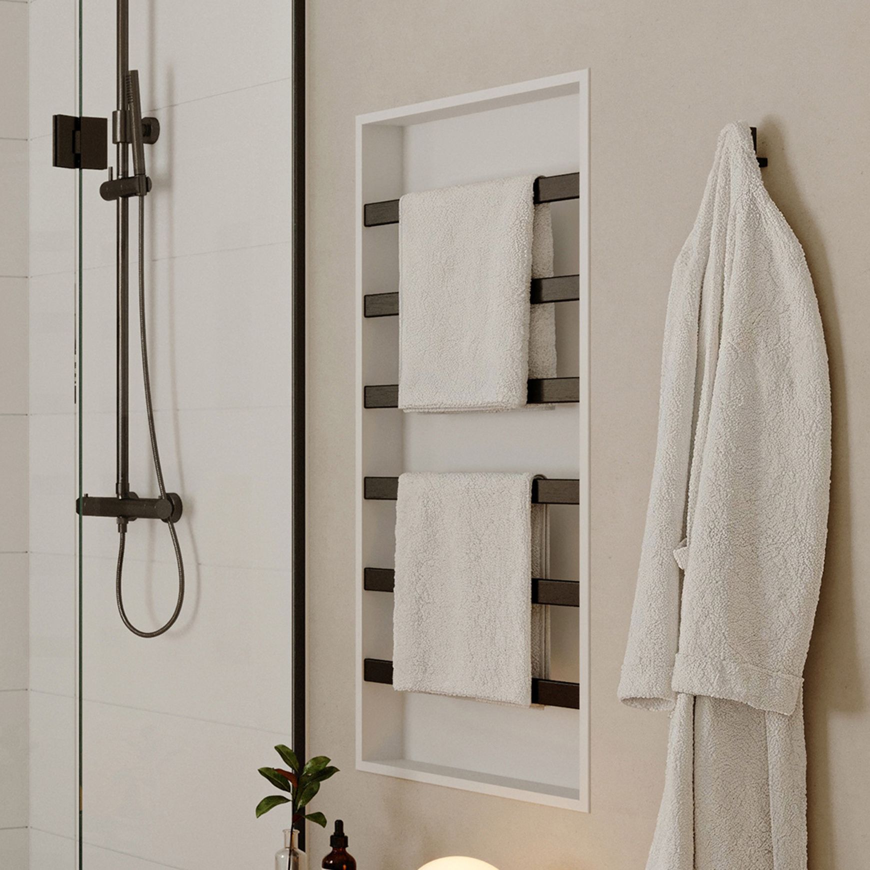 EasyNiche Recessed Towel Warmer