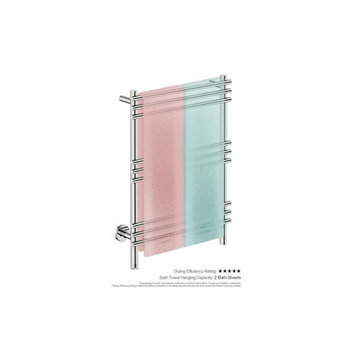 LOFT 9 Bar 550mm Straight Heated Towel Rail with PTSelect Switch