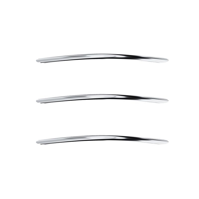 Lucia Curved Heated Towel Rail 700mm Chrome