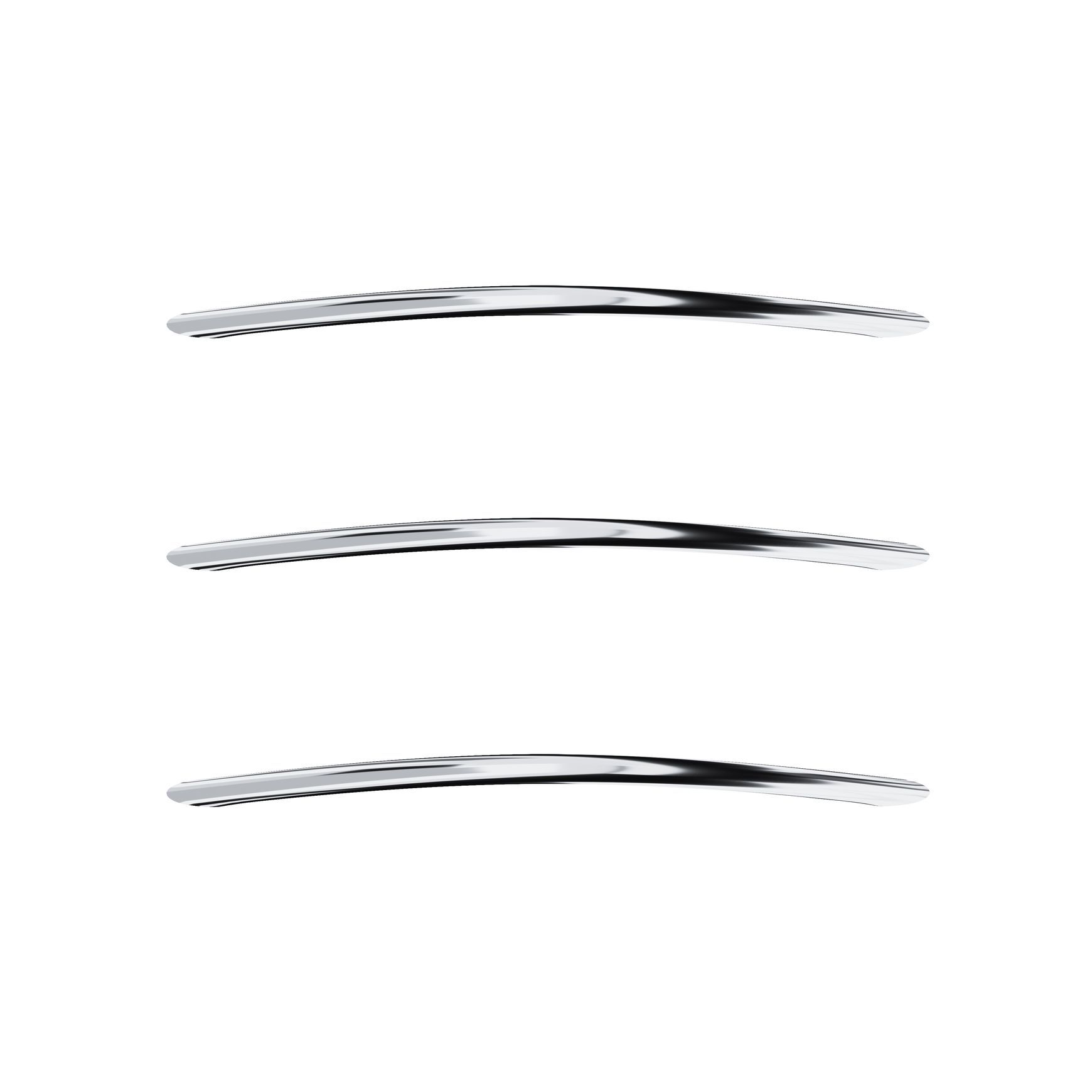 Lucia Curved Heated Towel Rail 700mm Chrome