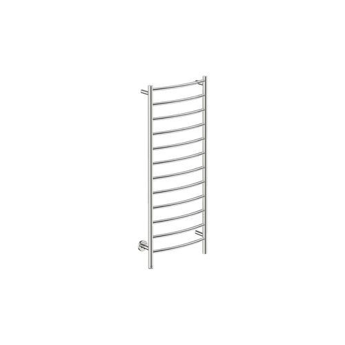 NATURAL 12 Bar 500mm Curved Heated Towel Rail with PTSelect Switch