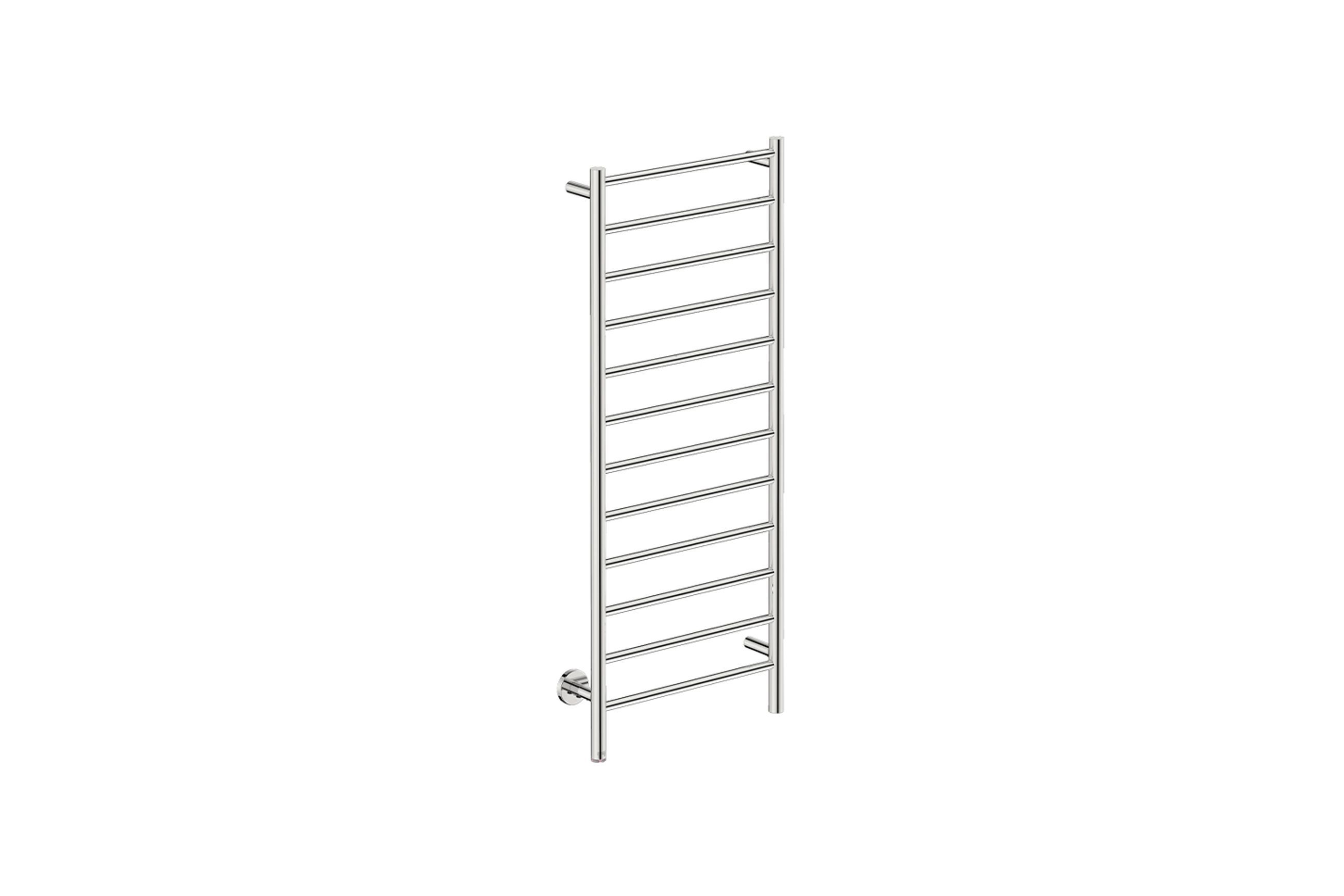 NATURAL 12 Bar 500mm Straight Heated Towel Rail with PTSelect Switch
