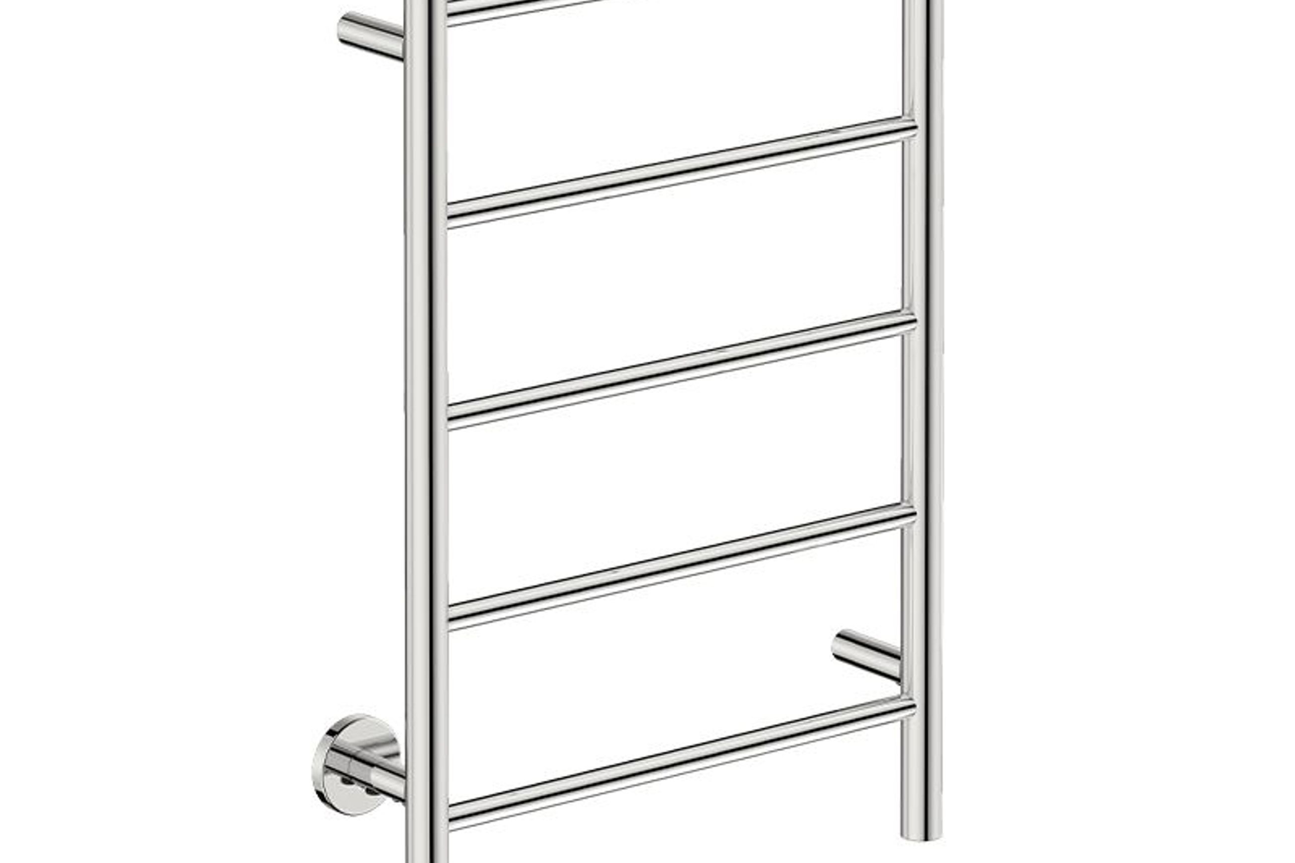 NATURAL 5 Bar 500mm Straight Heated Towel Rail with PTSelect Switch