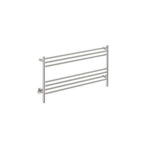 NATURAL 7 Bar 1100mm Straight Heated Towel Rail with PTSelect Switch