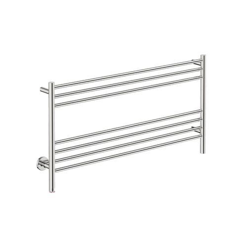 NATURAL 7 Bar 1100mm Straight Heated Towel Rail with PTSelect Switch