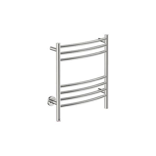 NATURAL 7 Bar 500mm Curved Heated Towel Rail with PTSelect Switch