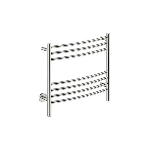 NATURAL 7 Bar 650mm Curved Heated Towel Rail with PTSelect Switch