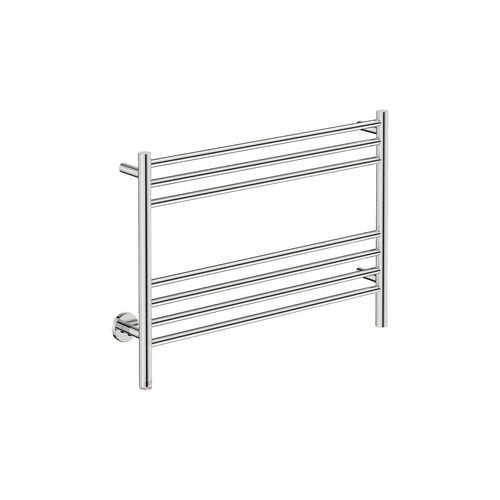 NATURAL 7 Bar 800mm Straight Heated Towel Rail with PTSelect Switch