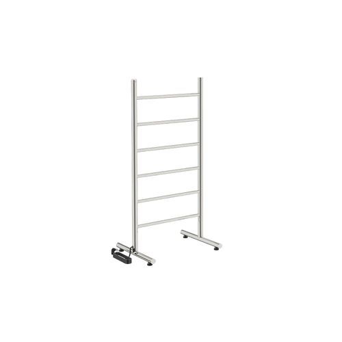 NATURAL Free Standing 6 Bar 500mm Heated Towel Rail
