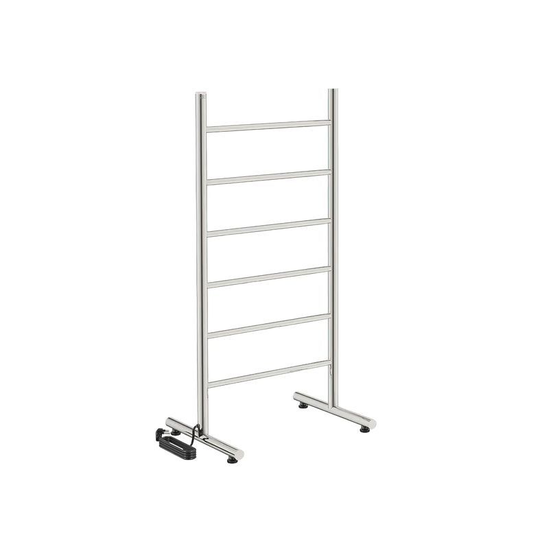 NATURAL Free Standing 6 Bar 500mm Heated Towel Rail