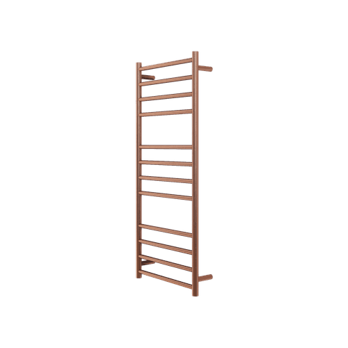 Round Towel Rail 240V 1200 x 500mm Brushed Copper