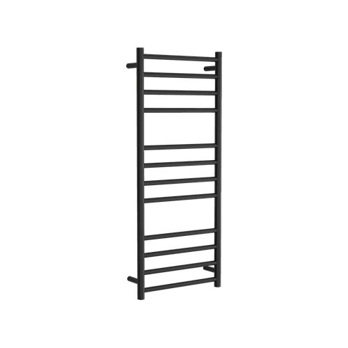 Round Towel Rail 240V 1200 x 500mm Satin Black