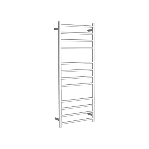Round Towel Rail 240V 1200 x 500mm Brushed Stainless