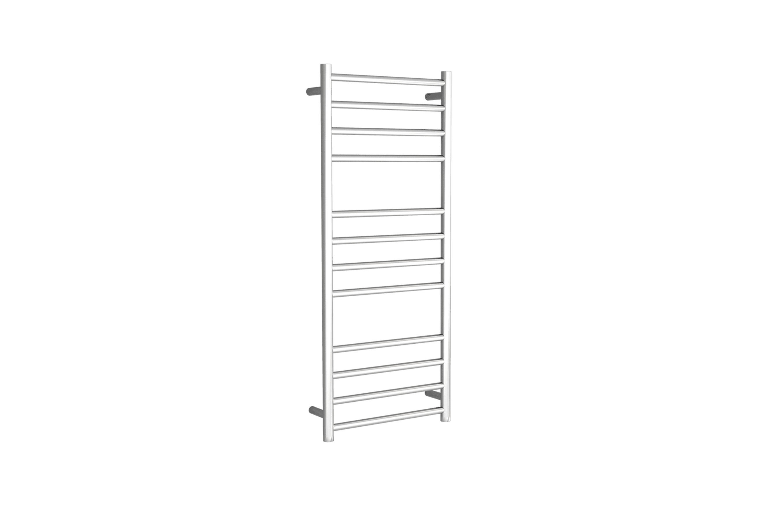 Round Towel Rail 240V 1200 x 500mm Brushed Stainless