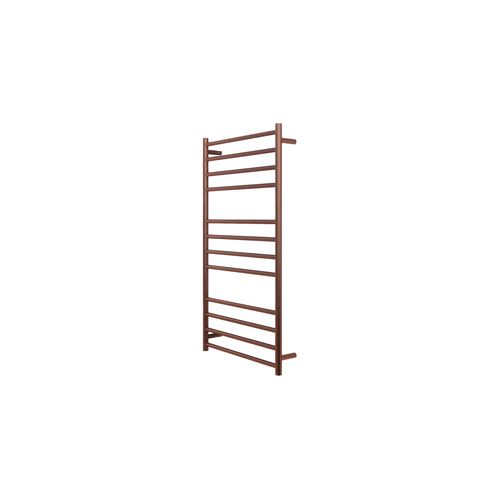 Round Towel Rail 240V 1200 x 650mm Brushed Copper