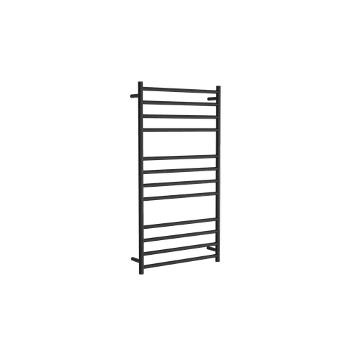 Round Towel Rail 240V 1200 x 650mm Satin Black
