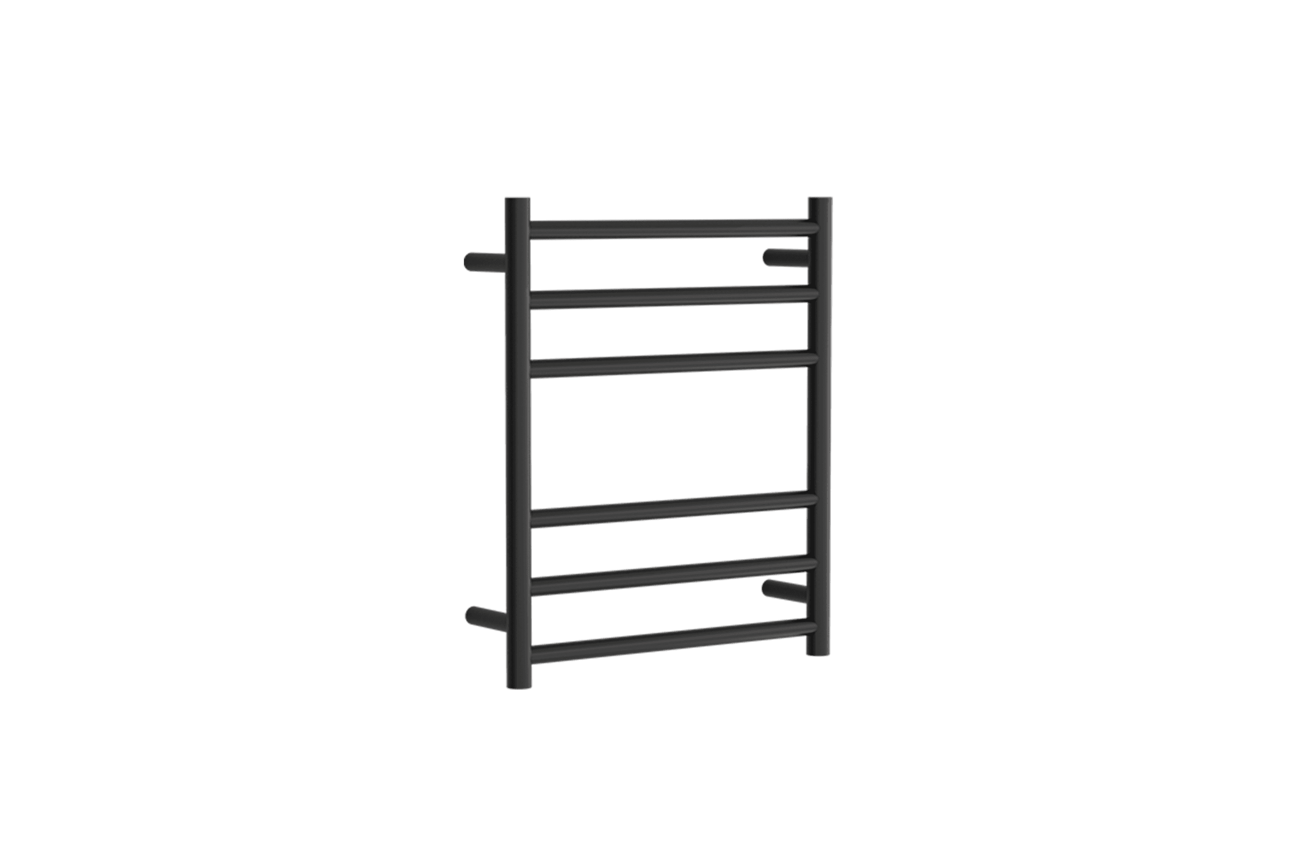 Round Towel Rail 240V 600 x 500mm Satin Black