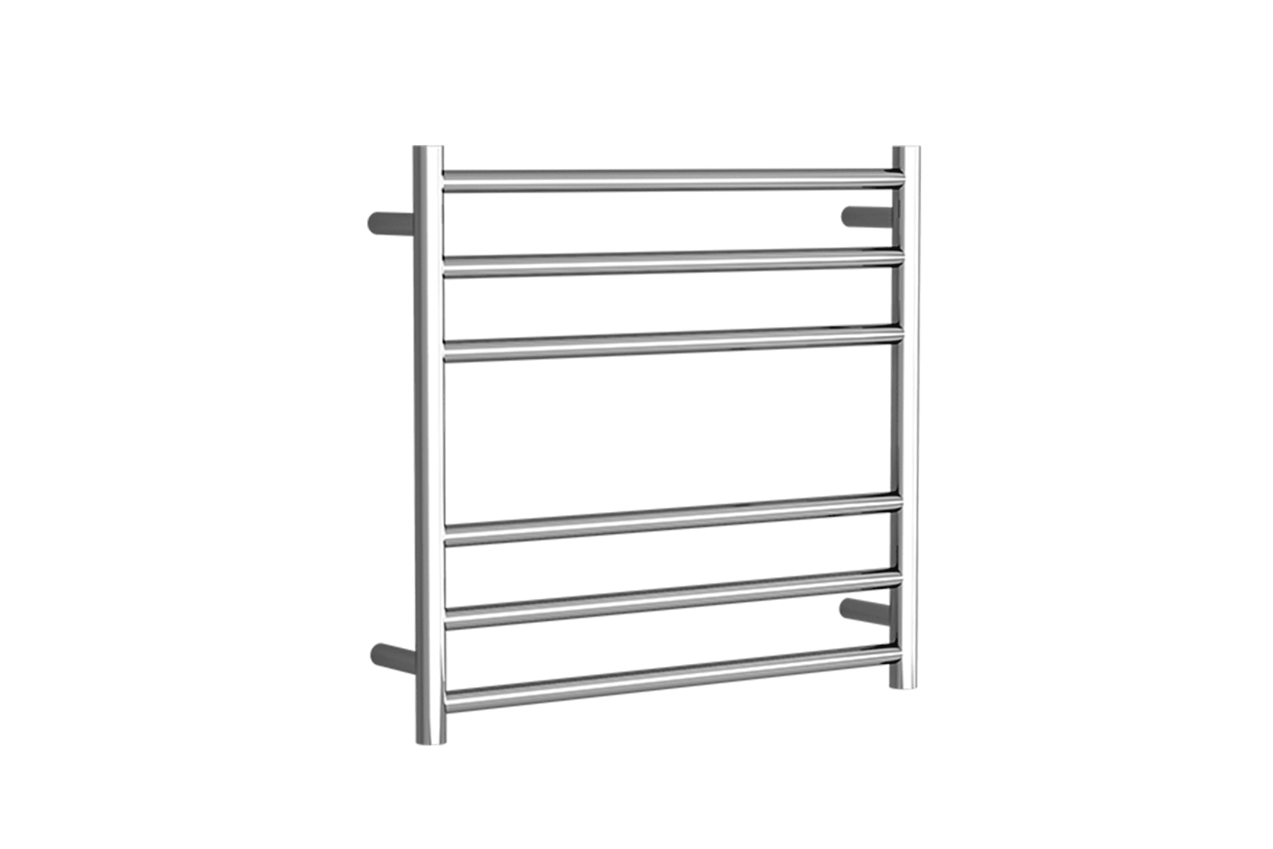 Round Towel Rail 240V 600 x 650mm Chrome