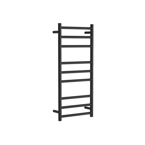 Round Towel Rail 240V 900 x 400mm Satin Black