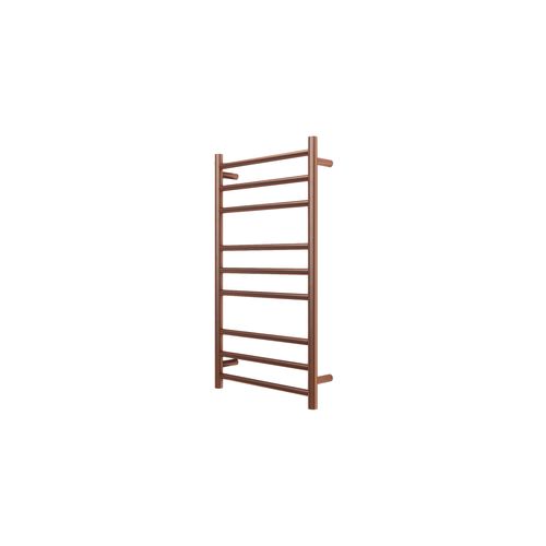 Round Towel Rail 240V 900 x 500mm Brushed Copper