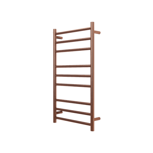 Round Towel Rail 240V 900 x 500mm Brushed Copper