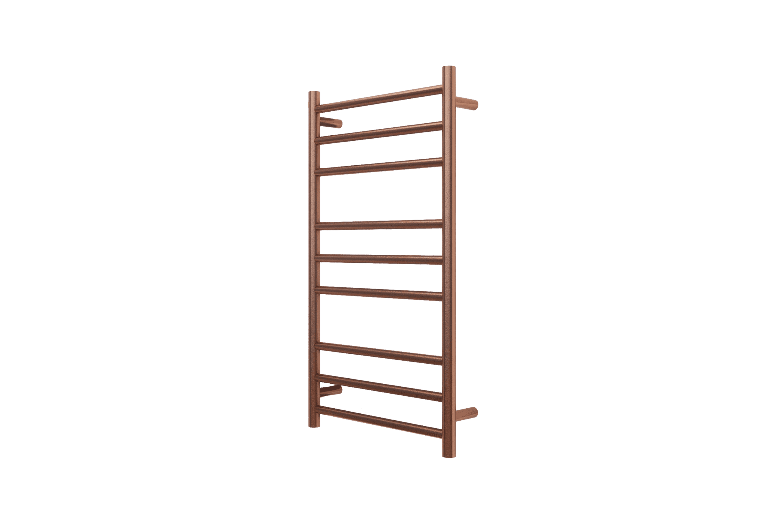 Round Towel Rail 240V 900 x 500mm Brushed Copper