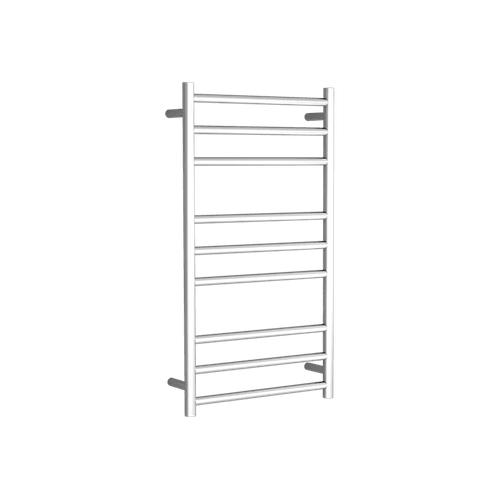 Round Towel Rail 240V 900 x 500mm Brushed Stainless