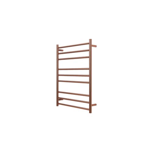 Round Towel Rail 240V 900 x 650mm Brushed Copper