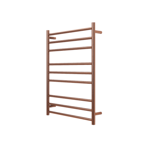Round Towel Rail 240V 900 x 650mm Brushed Copper