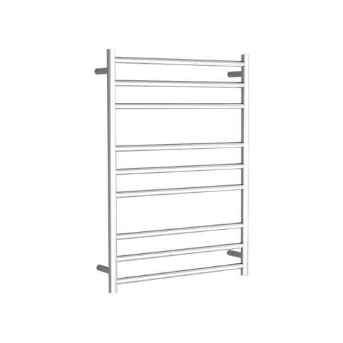 Round Towel Rail 240V 900 x 650mm Brushed Stainless