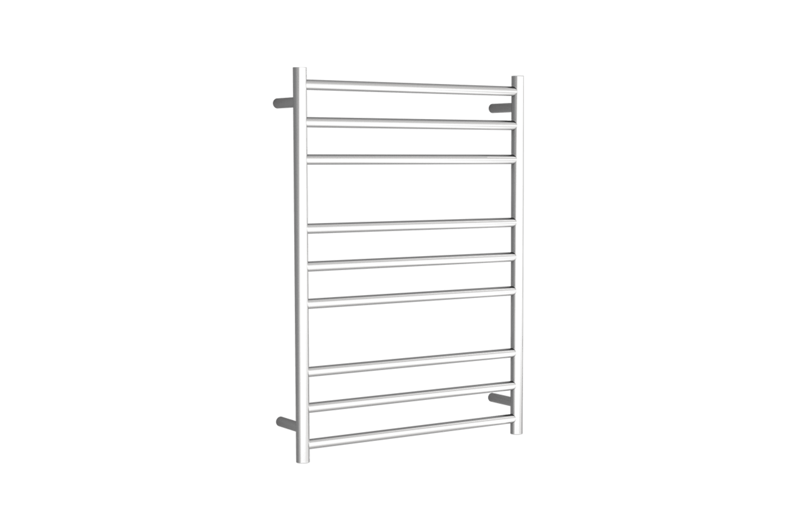 Round Towel Rail 240V 900 x 650mm Brushed Stainless