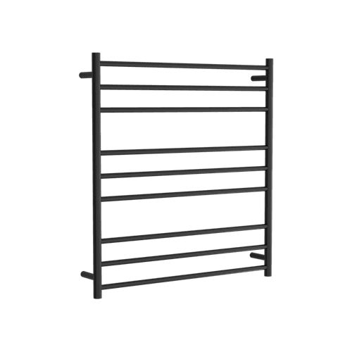 Round Towel Rail 240V 900 x 850mm Satin Black