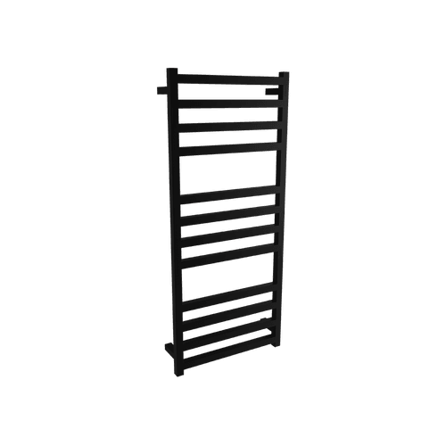 Square Towel Rail 240V 1200 x 500mm Satin Black