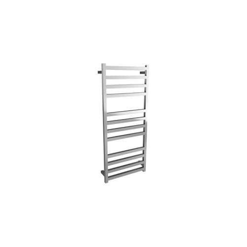 Square Towel Rail 240V 1200 x 500mm Brushed Stainless